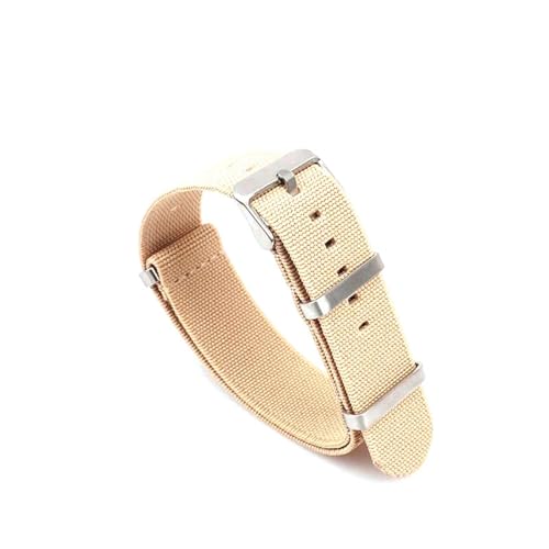 Poyuad 18 mm, 20 mm, 22 mm, 28 cm Länge, waschbares elastisches Nylonband – wasserdichtes Outdoor-Sportarmband für Männer und Frauen,Khaki-Stahl,18mm Poyuad 18 mm, 20 mm, 22 mm, 28 cm Länge, waschbares elastisches Nylonband – wasserdichtes Outdoor-Sportarmband für Männer und Frauen,Khaki-Stahl,18mm von Poyuad