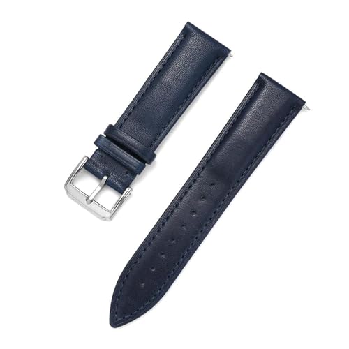 Poyuad 18 mm – 22 mm, universelles Vintage-Uhrenarmband aus Leder, verstellbares und austauschbares Armband,19 mm von Poyuad