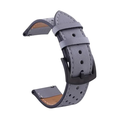 Poyuad 20–22 mm Lederarmband für Uhren, stilvolles Universalarmband, verstellbares und austauschbares Zubehör,24 mm von Poyuad