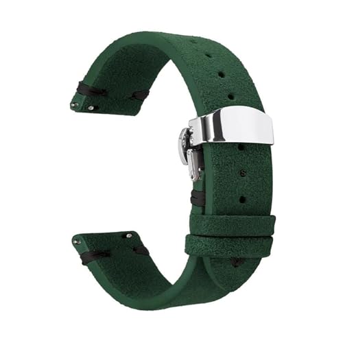 Poyuad 20 mm, 22 mm, 24 mm, Lederarmband für Uhren, Universalarmband, verstellbares und austauschbares Zubehör,20 mm von Poyuad