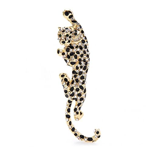 Brosche Pin Kristall Leopard Design Broschen Pins Schmuck Für Frauen Mädchen Geburtstagsgeschenk Hochzeit Partyversorgung von Ppmter