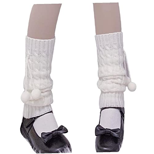 Ppmter Frauen Beinwärmer Japanischer Stil Kawaii Lose Socken Stricke Beinwärmer Knie Hohe Stiefelmanschette Strümpfe Für Frauen Girl Cosplay Kostüm von Ppmter