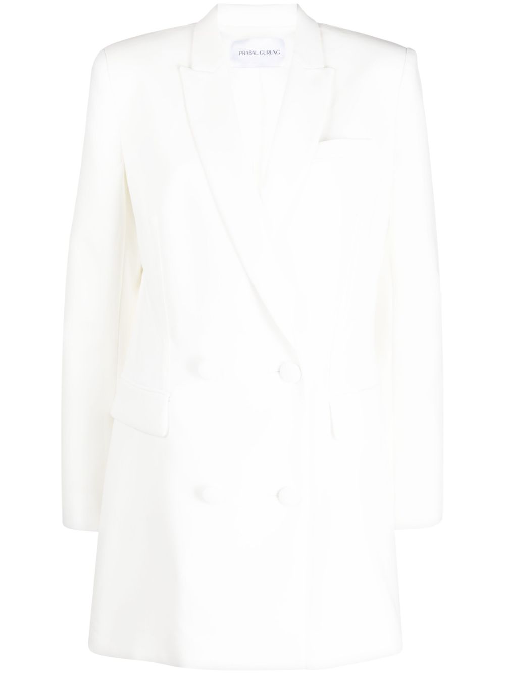 Prabal Gurung Doppelreihiger Blazer - Weiß von Prabal Gurung