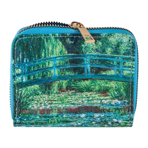 PracticDomus Kleine und Kompakte Geldbörse mit Kartenfächern und Reißverschluss (Monet S) von PracticDomus