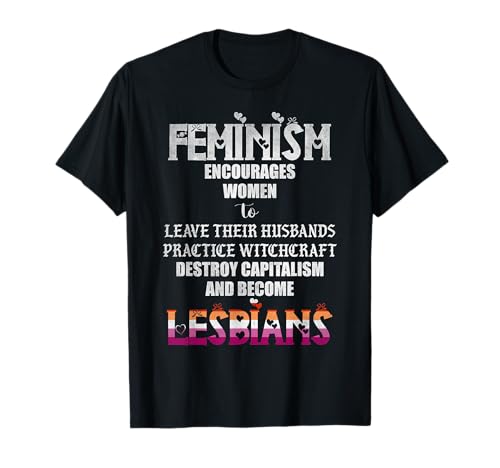 Feminismus ermutigt Frauen, ihre Ehemänner üben zu Lassen T-Shirt Feminismus ermutigt Frauen, ihre Ehemänner üben zu Lassen T-Shirt von Practice witchcraft destroy capitalism tees