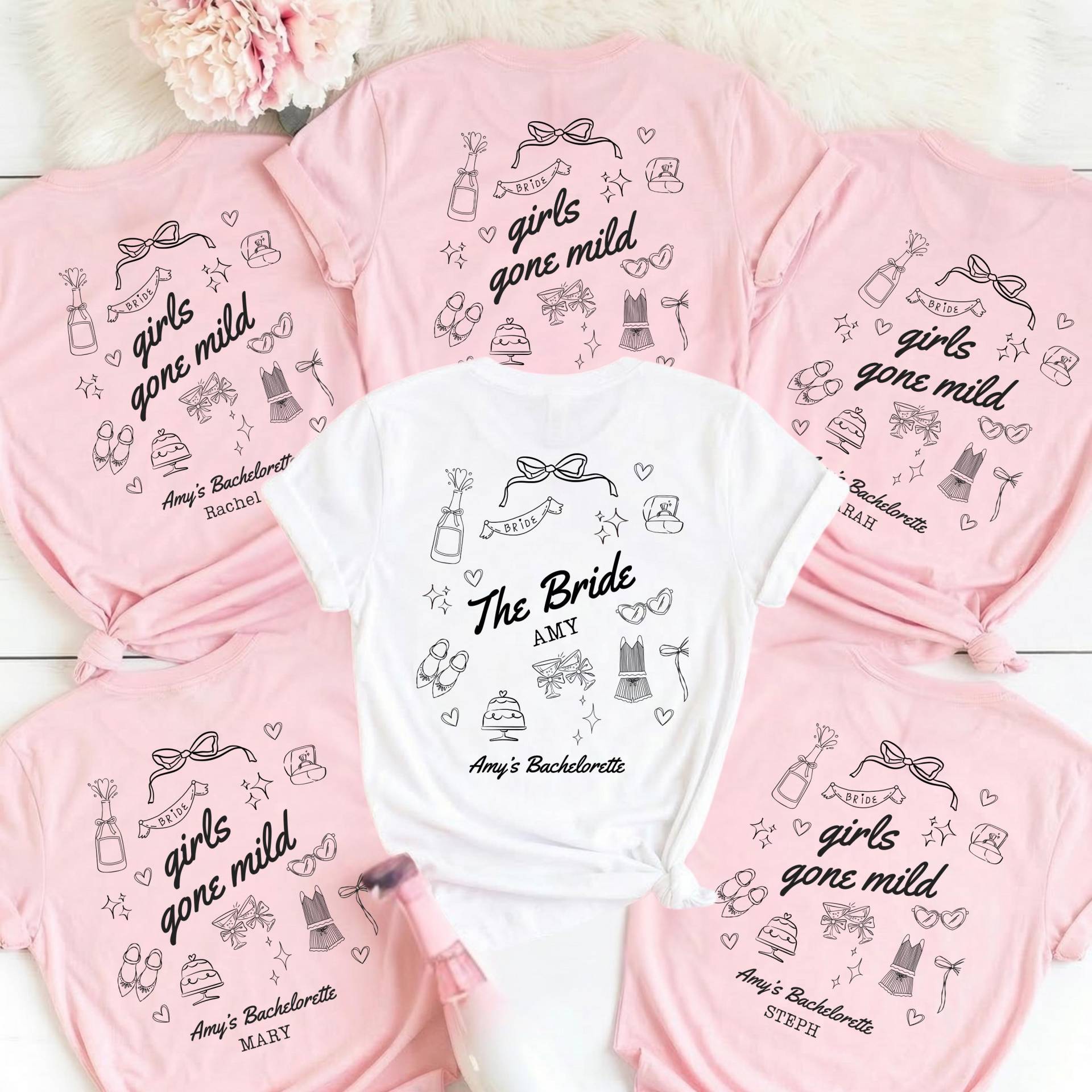 Girls Gone Mild T-Shirt | Bachelorette Party Design von PractifulDesigns