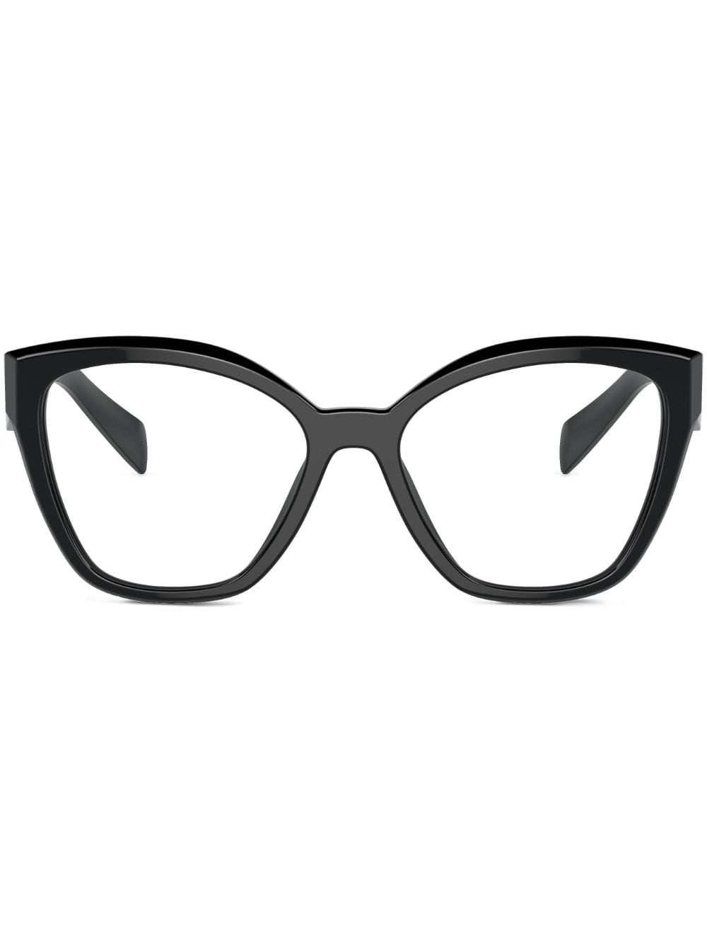 Prada Eyewear Brille mit Oversized-Gestell - Schwarz von Prada Eyewear