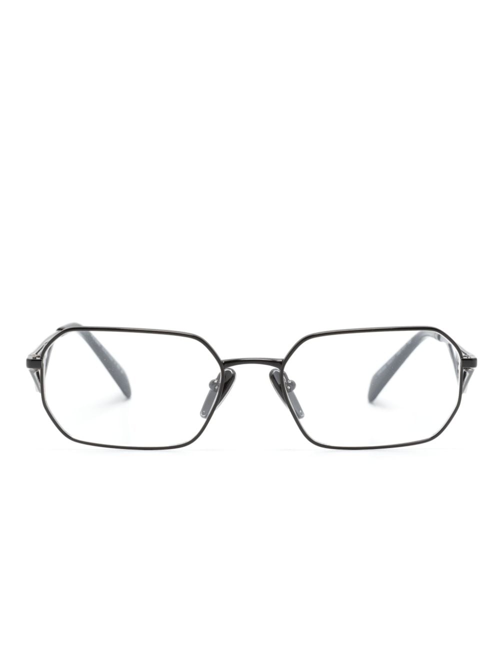 Prada Eyewear Brille mit geometrischem Gestell - Schwarz von Prada Eyewear