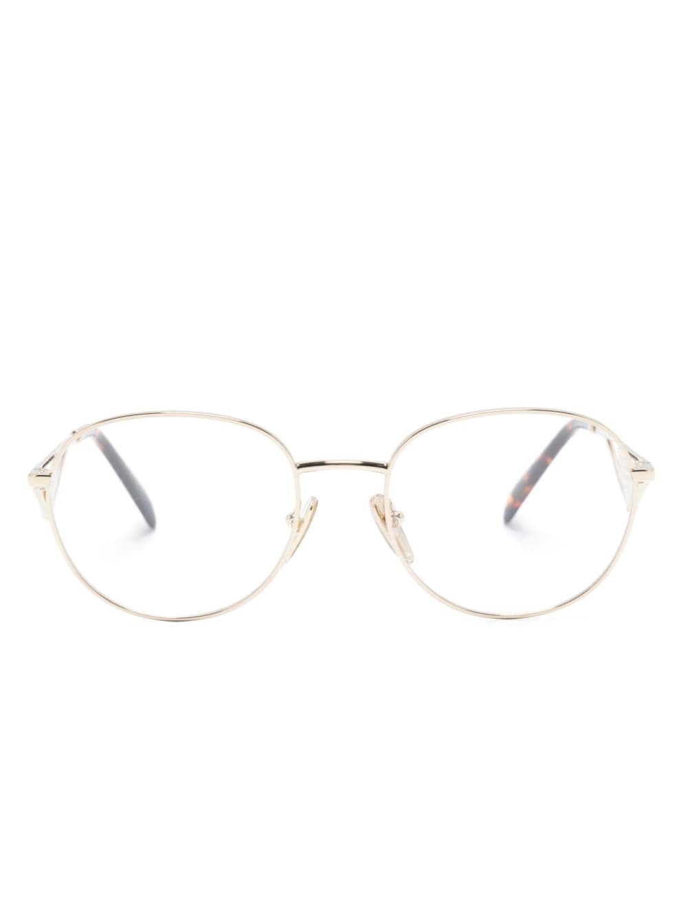 Prada Eyewear Brille mit rundem Gestell - Gold von Prada Eyewear