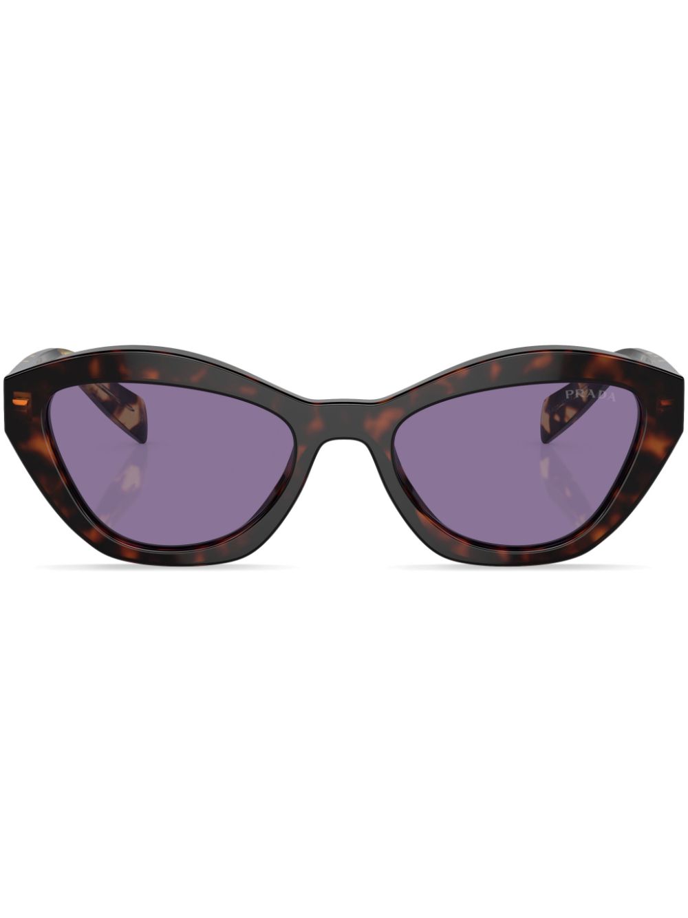 Prada Eyewear Cat-Eye-Sonnenbrille in Schildpattoptik - Grün von Prada Eyewear