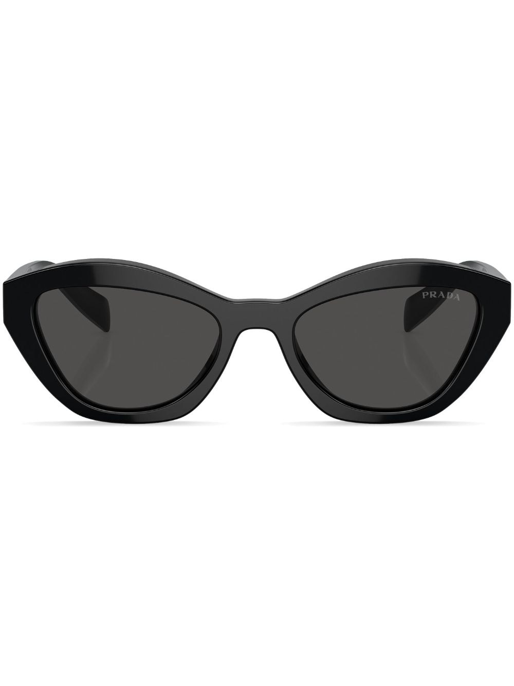 Prada Eyewear Cat-Eye-Sonnenbrille mit Logo - Schwarz von Prada Eyewear