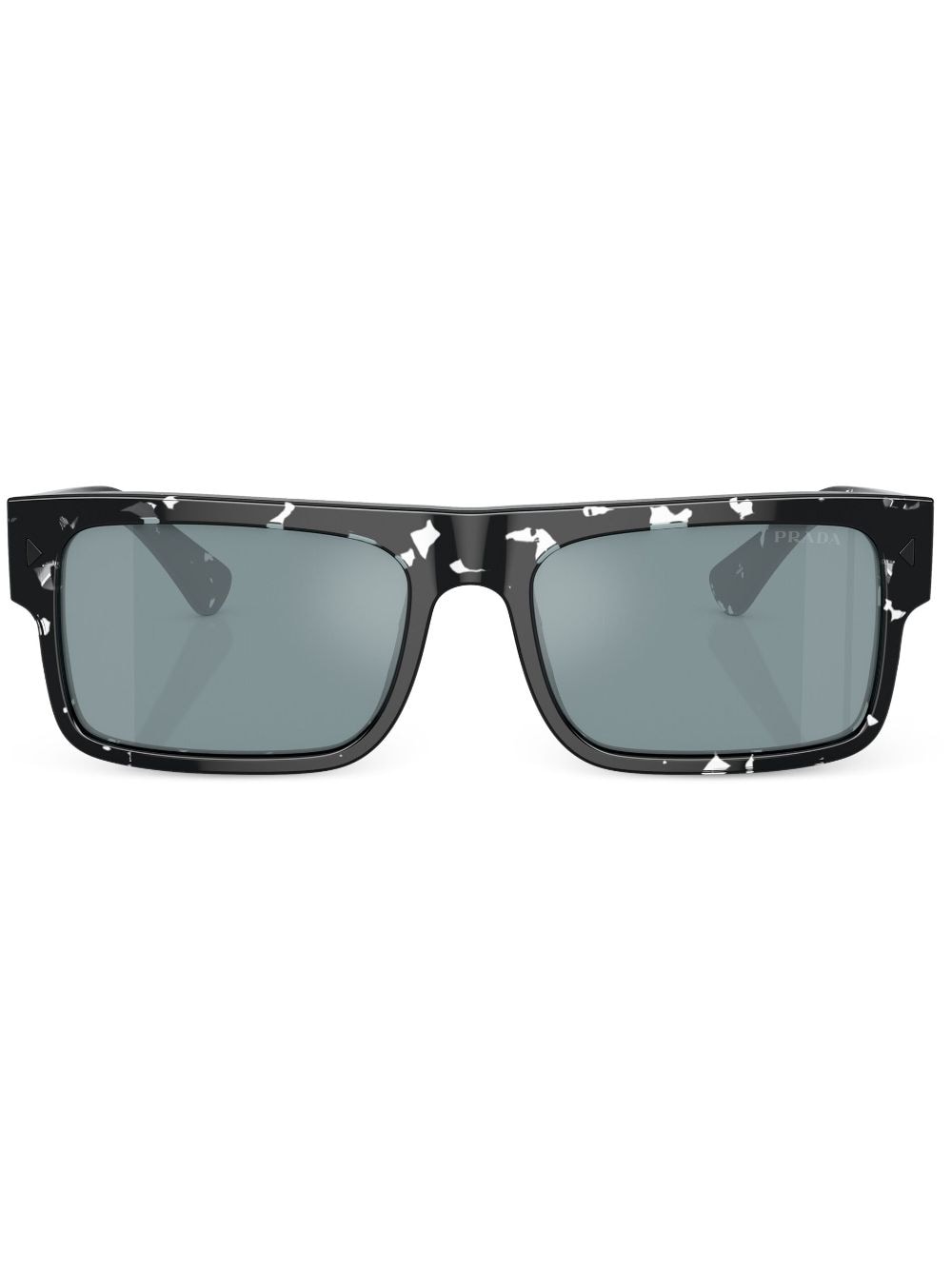 Prada Eyewear Eckige Sonnenbrille in Schildpattoptik - Braun von Prada Eyewear