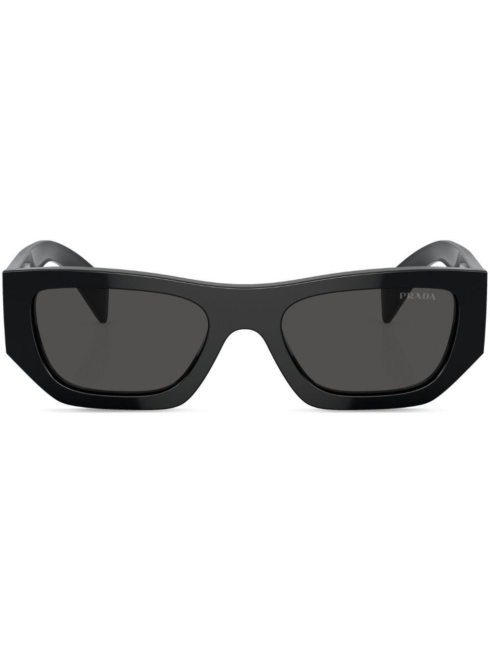 Prada Eyewear Geometrische Sonnenbrille - Schwarz von Prada Eyewear