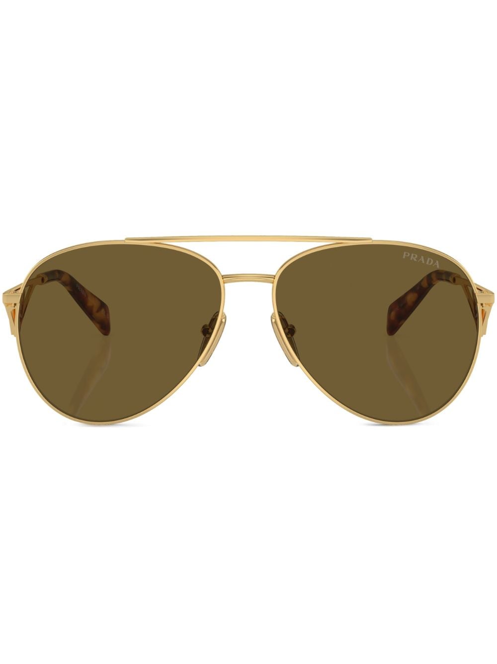 Prada Eyewear Getönte Pilotenbrille - Gold von Prada Eyewear