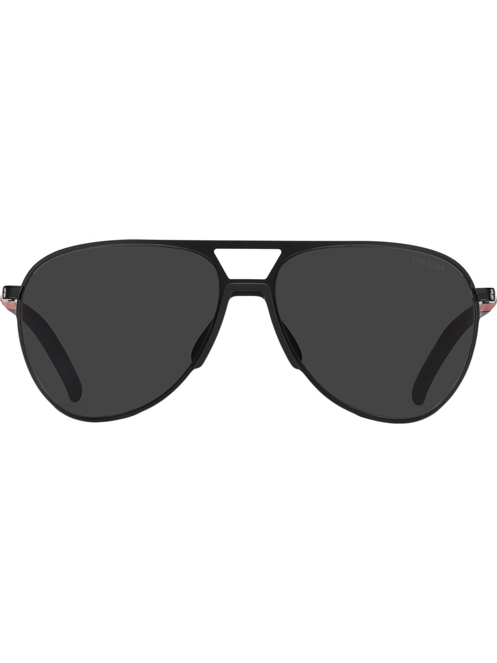 Prada Eyewear Linea Rossa Pilotenbrille - Grau von Prada Eyewear