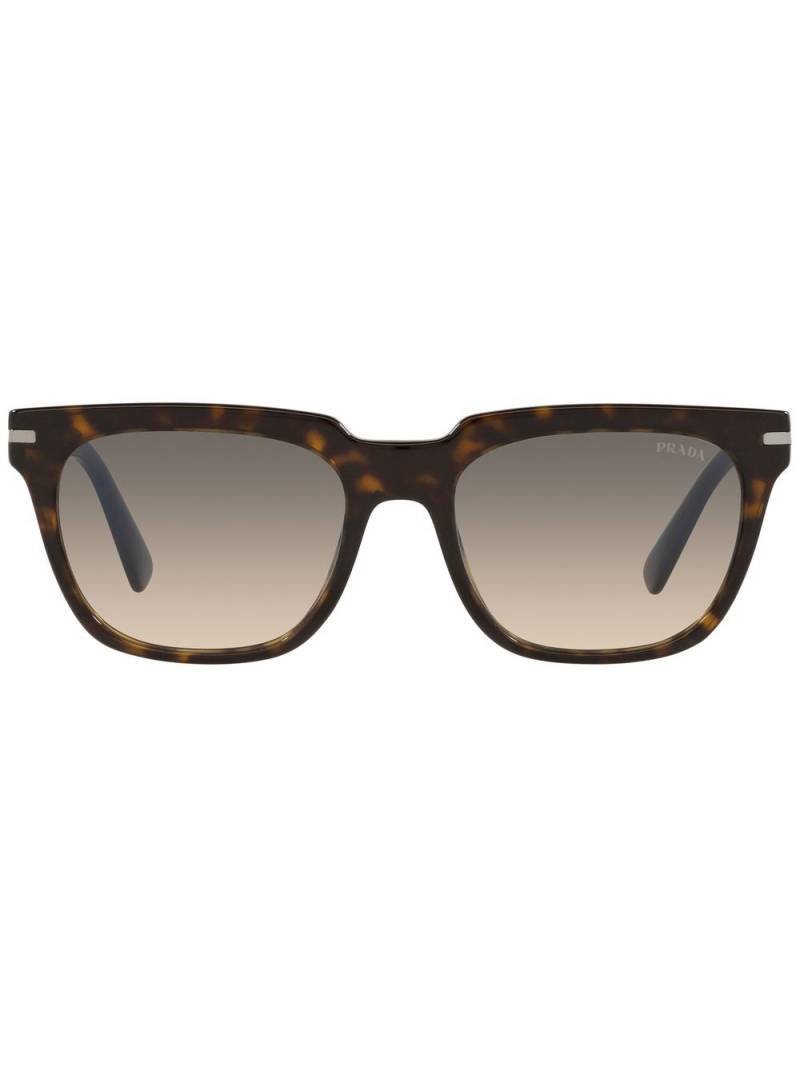 Prada Eyewear Eckige PR 04Y Sonnenbrille - Grün von Prada Eyewear