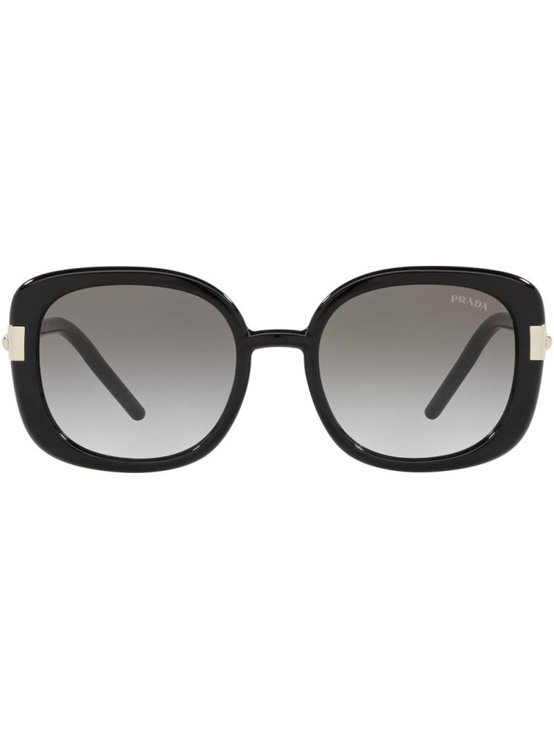 Prada Eyewear Eckige Sonnenbrille - Schwarz von Prada Eyewear