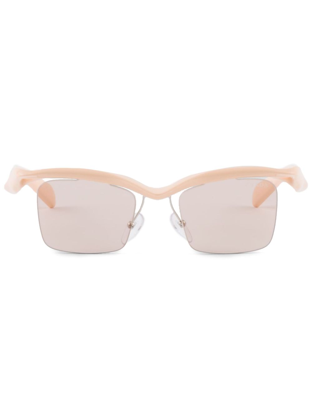 Prada Eyewear Runway Sonnenbrille - Nude von Prada Eyewear