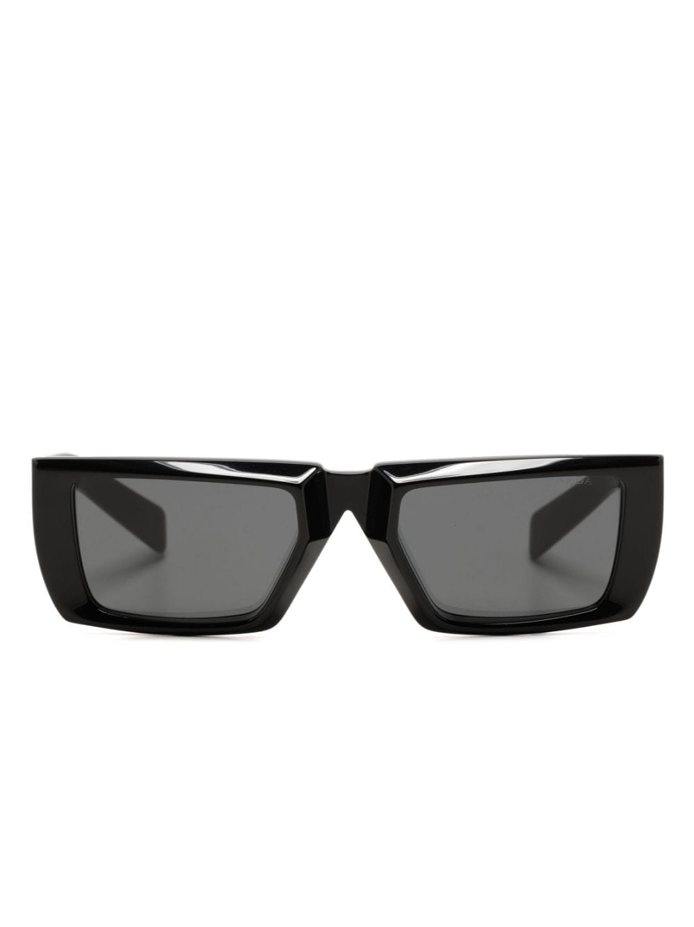 Prada Eyewear Runway Sonnenbrille mit eckigem Gestell - Schwarz von Prada Eyewear