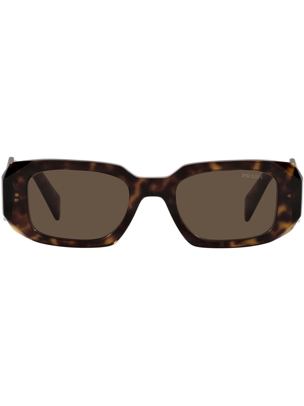 Prada Eyewear Sonnenbrille mit geometrischem Gestell - Grün von Prada Eyewear