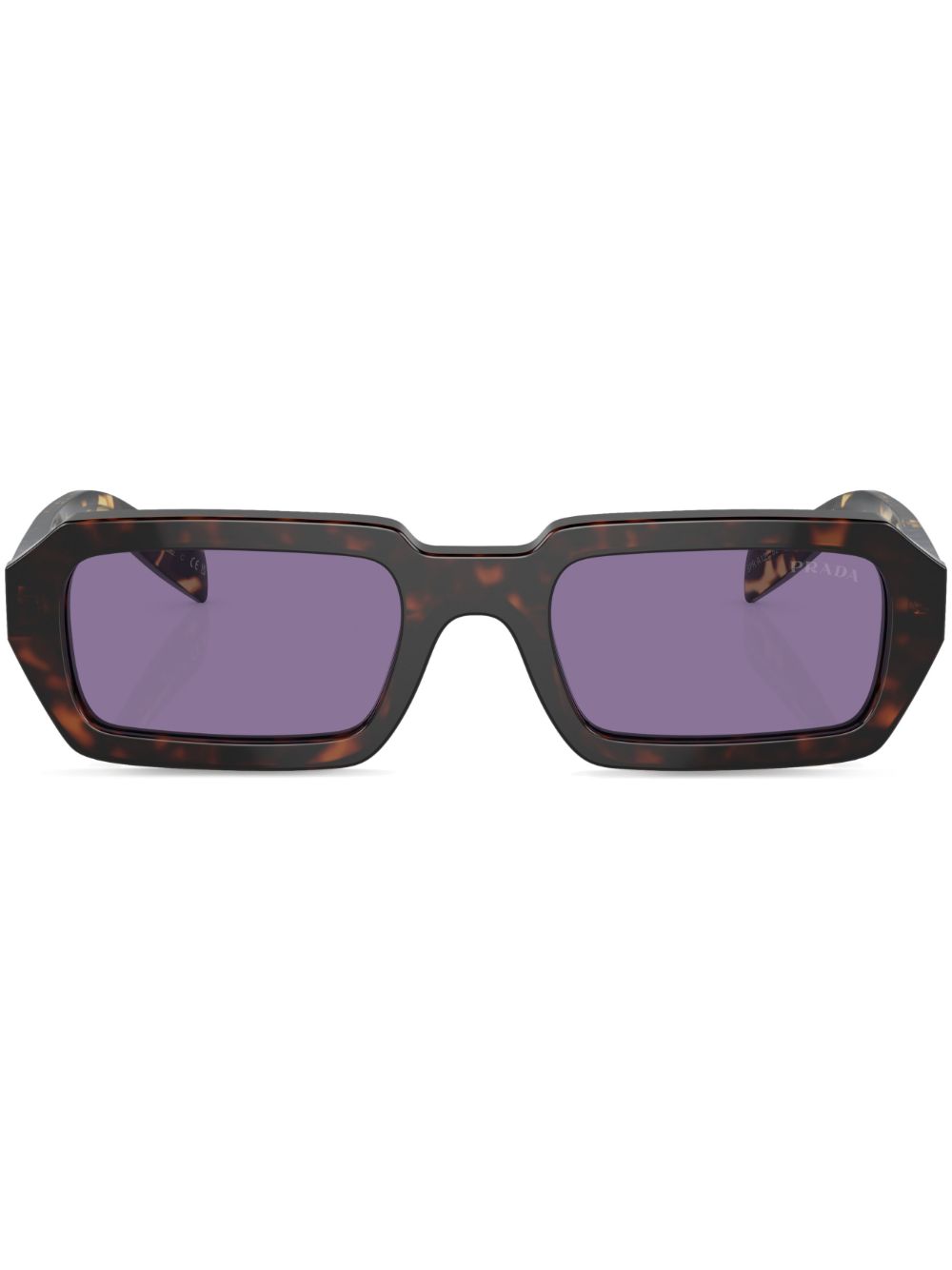 Prada Eyewear Sonnenbrille in Schildpattoptik - Grün von Prada Eyewear