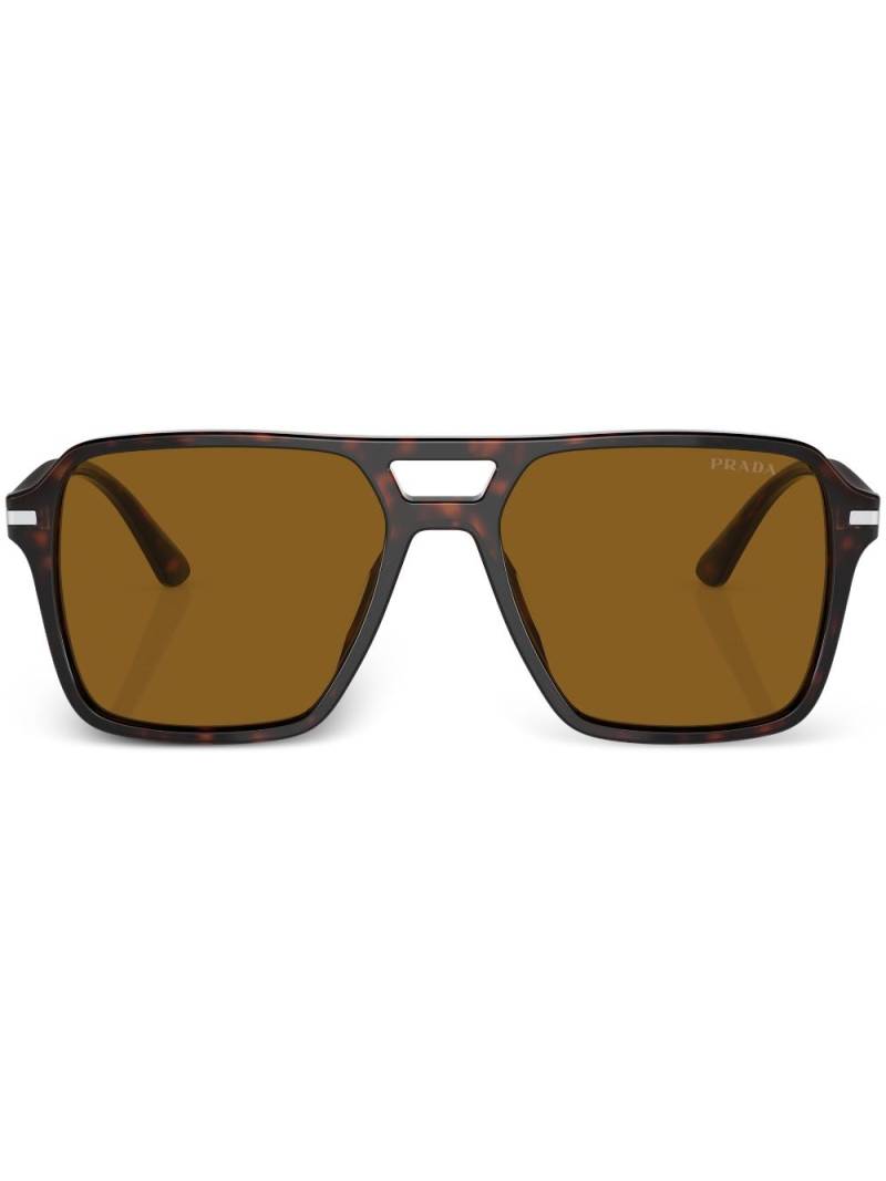 Prada Eyewear Sonnenbrille in Schildpattoptik - Grün von Prada Eyewear