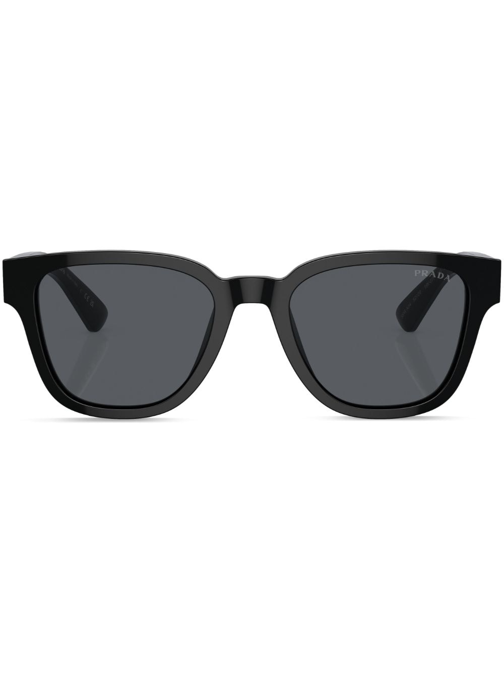 Prada Eyewear Sonnenbrille mit D-Gestell - Schwarz von Prada Eyewear