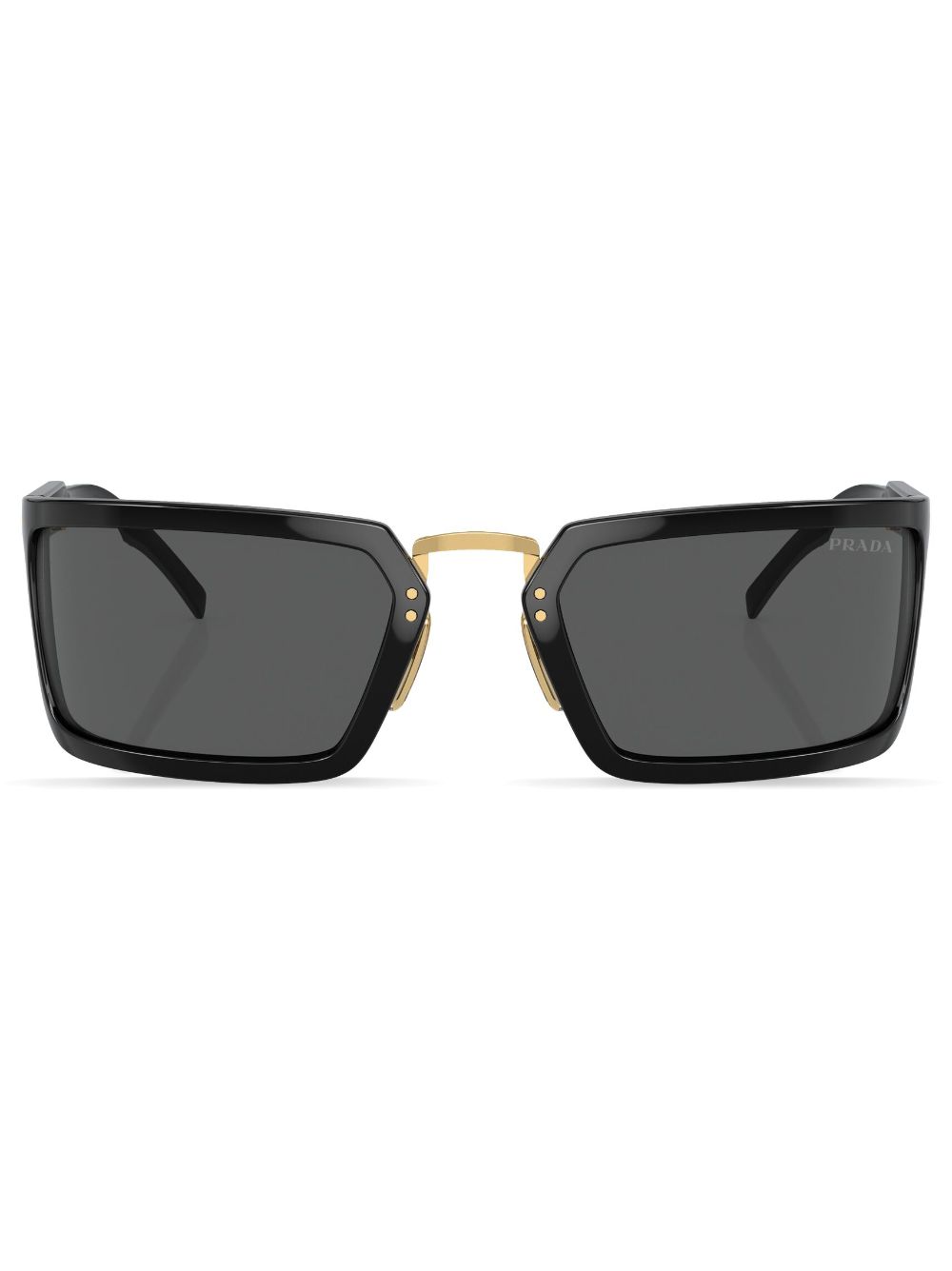 Prada Eyewear Sonnenbrille mit Logo - Schwarz von Prada Eyewear