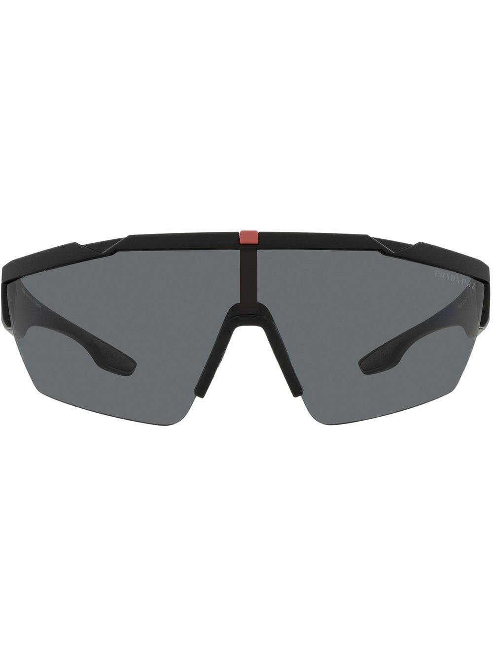 Prada Linea Rossa Sonnenbrille mit Oversized-Gestell - Schwarz von Prada Linea Rossa