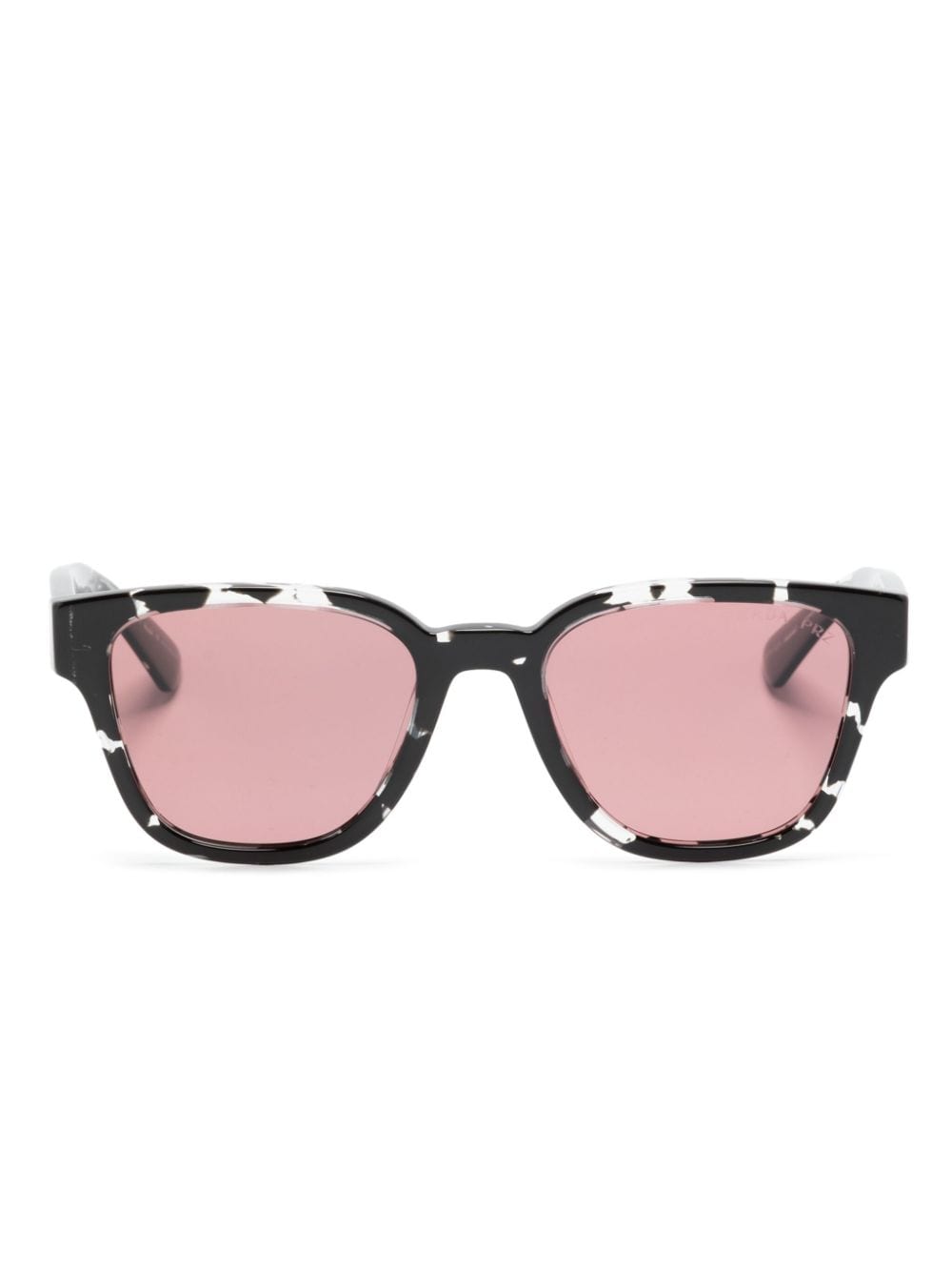 Prada Eyewear Sonnenbrille mit breitem Gestell - Schwarz von Prada Eyewear