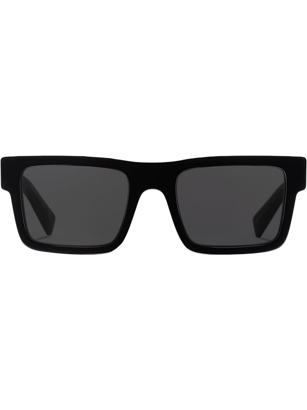 Prada Eyewear Sonnenbrille mit eckigem Gestell - Schwarz von Prada Eyewear