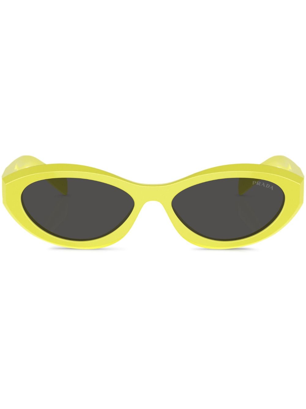 Prada Eyewear Sonnenbrille mit ovalem Gestell - Braun Prada Eyewear Sonnenbrille mit ovalem Gestell - Braun von Prada Eyewear