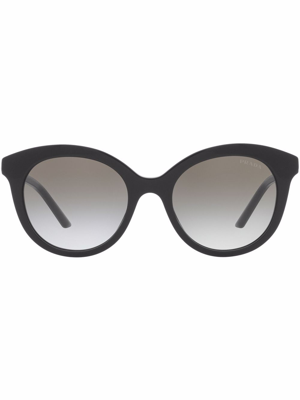 Prada Eyewear Sonnenbrille mit rundem Gestell - Schwarz von Prada Eyewear