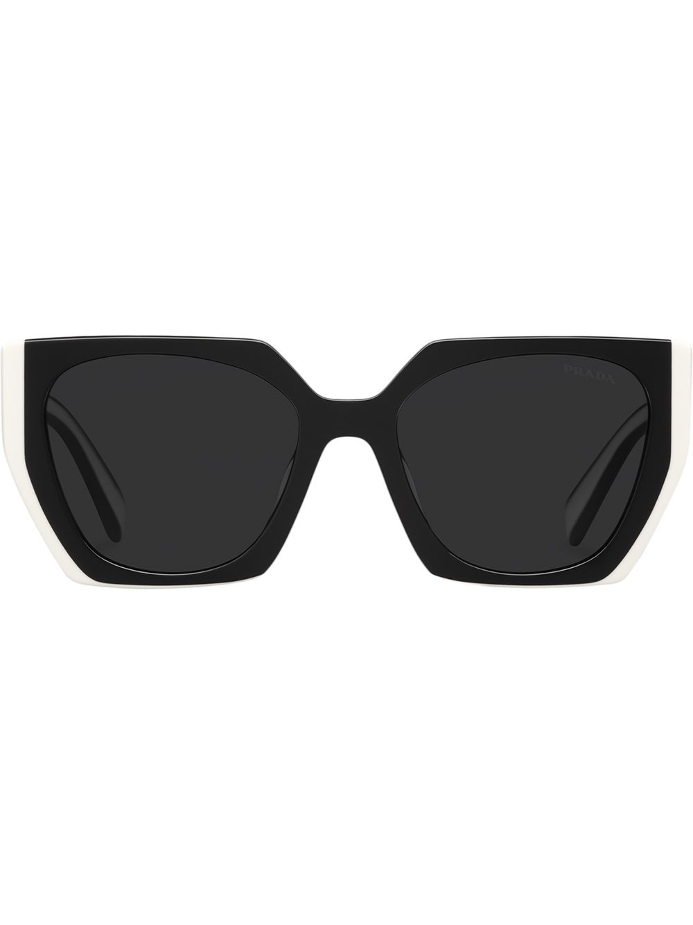 Prada Eyewear Sonnenbrille mit sechseckigem Gestell - Schwarz von Prada Eyewear