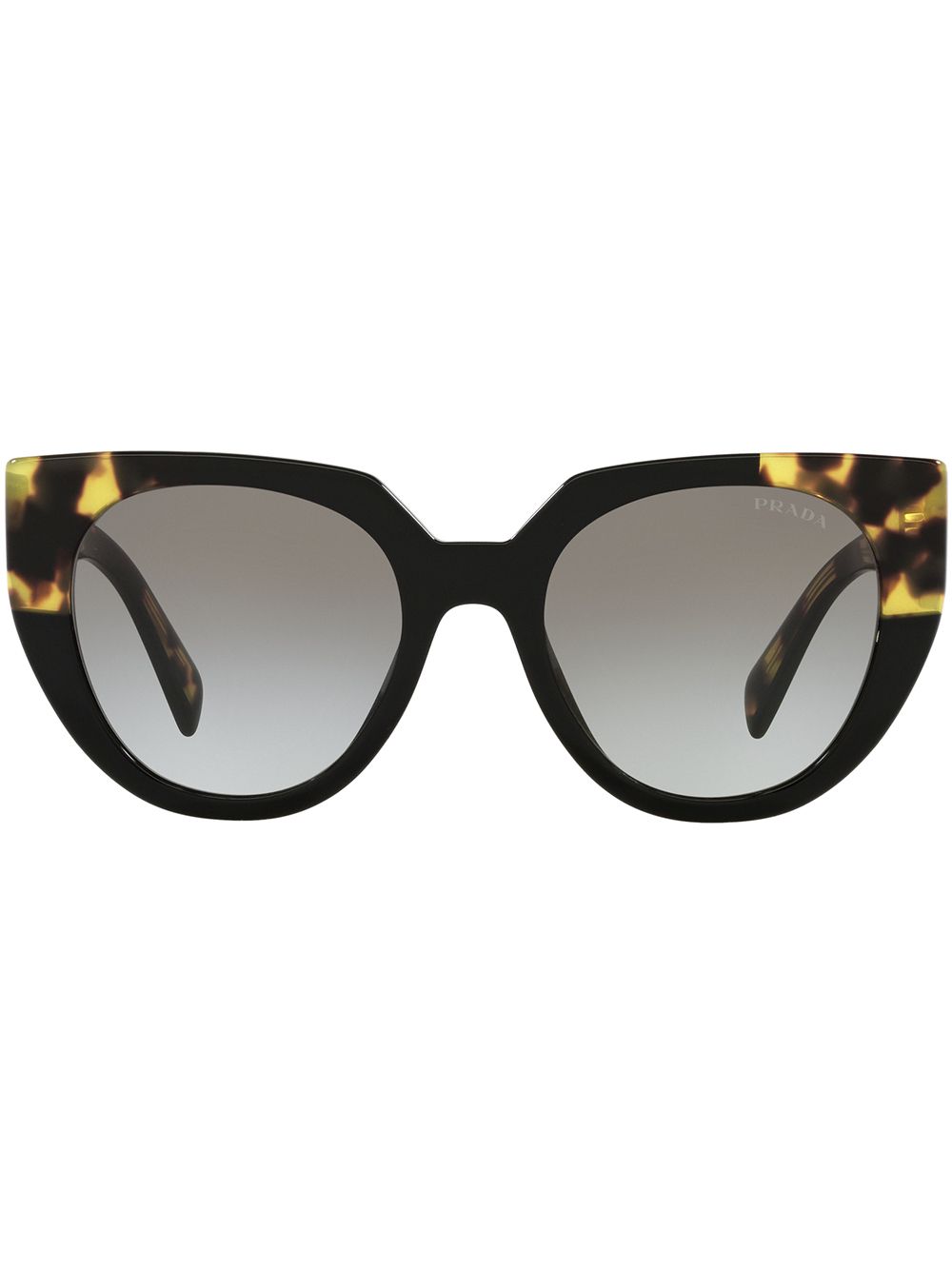 Prada Eyewear Cat-Eye-Sonnenbrille in Schildpattoptik - Grün von Prada Eyewear