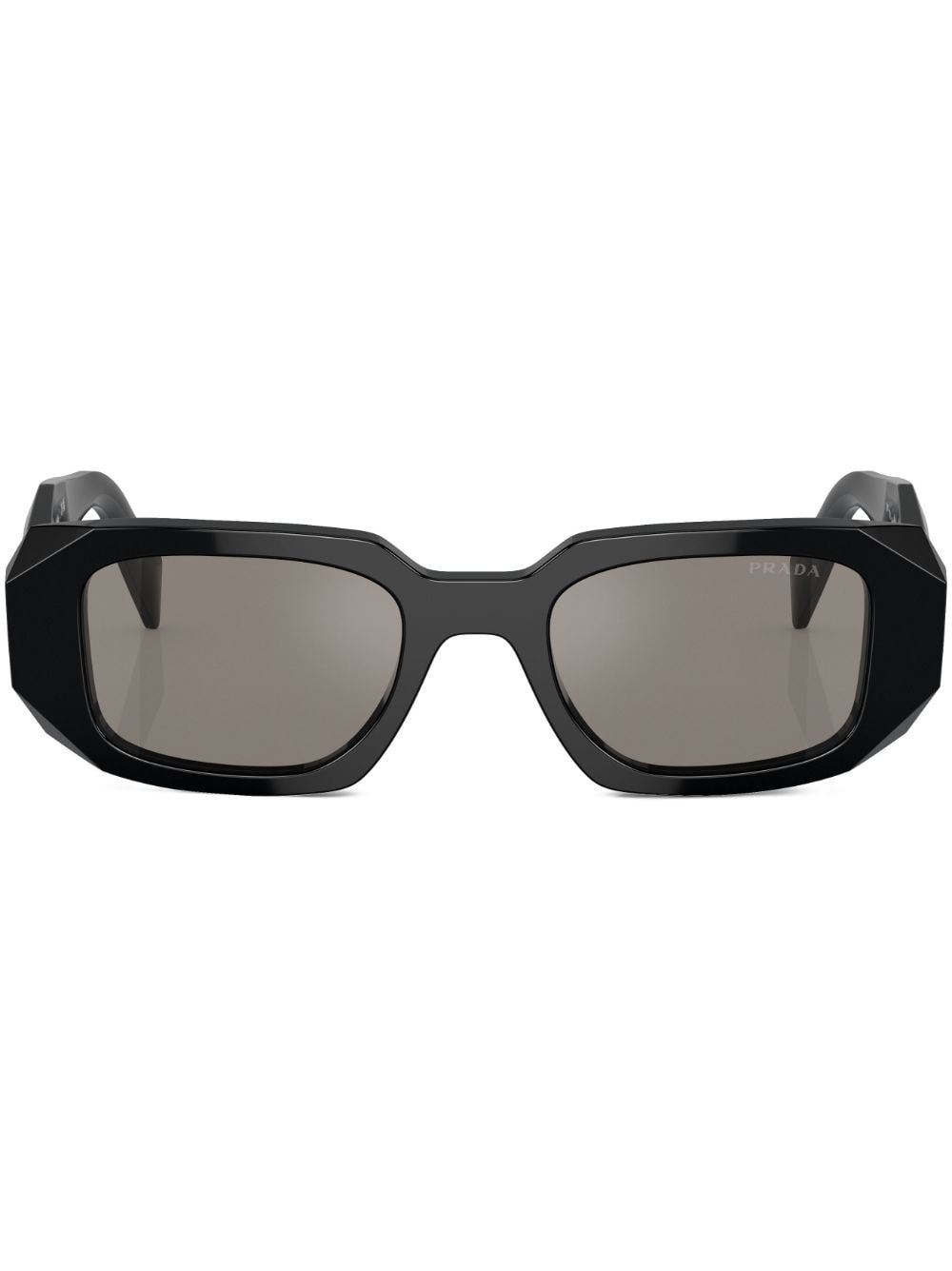 Prada Eyewear Sonnenbrille mit geometrischem Gestell - Schwarz von Prada Eyewear