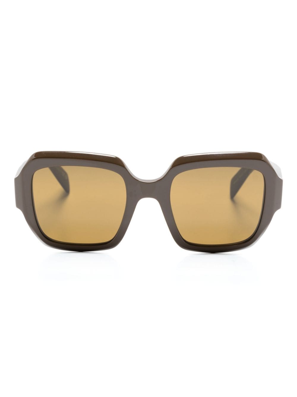 Prada Eyewear Sonnenbrille mit Oversized-Gestell - Braun von Prada Eyewear