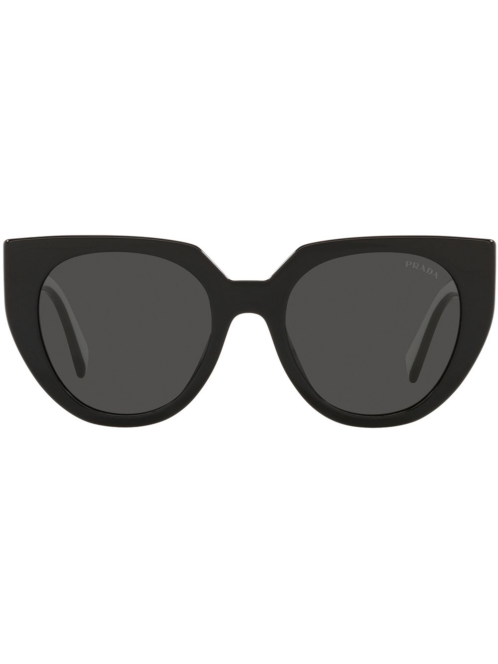 Prada Eyewear Cat-Eye-Sonnenbrille mit Logo - Schwarz von Prada Eyewear