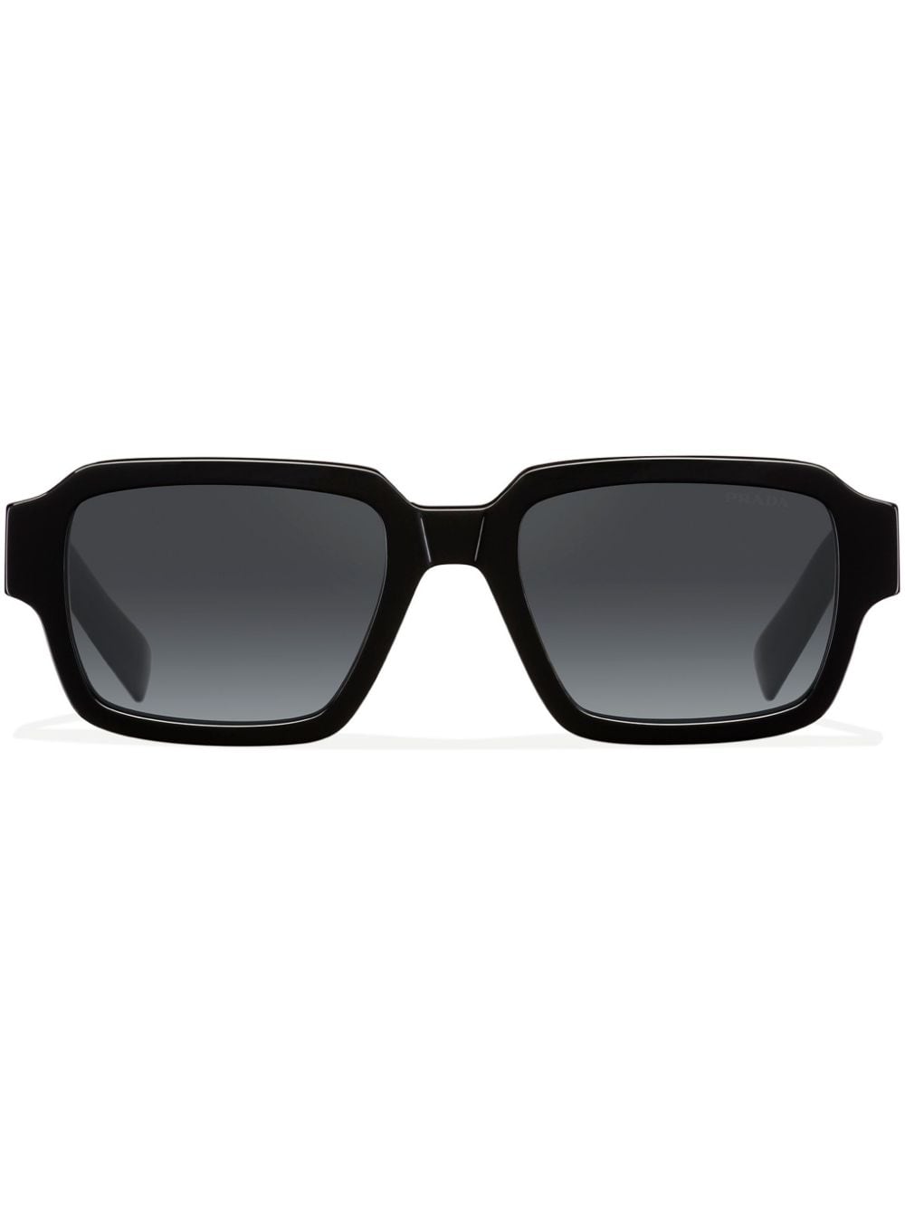 Prada Eyewear Sonnenbrille mit eckigem Gestell - Schwarz von Prada Eyewear