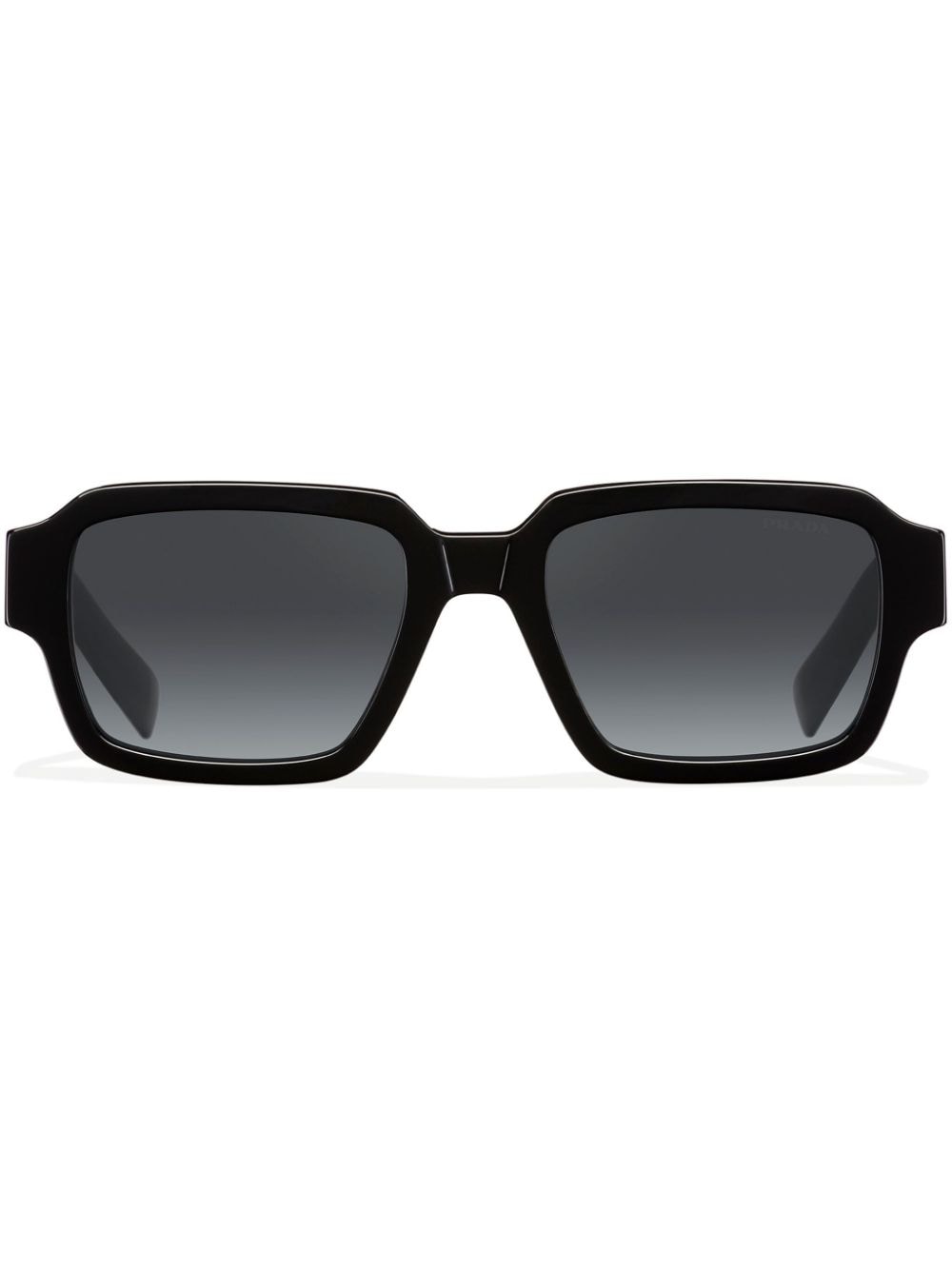 Prada Eyewear Sonnenbrille mit eckigem Gestell - Schwarz von Prada Eyewear