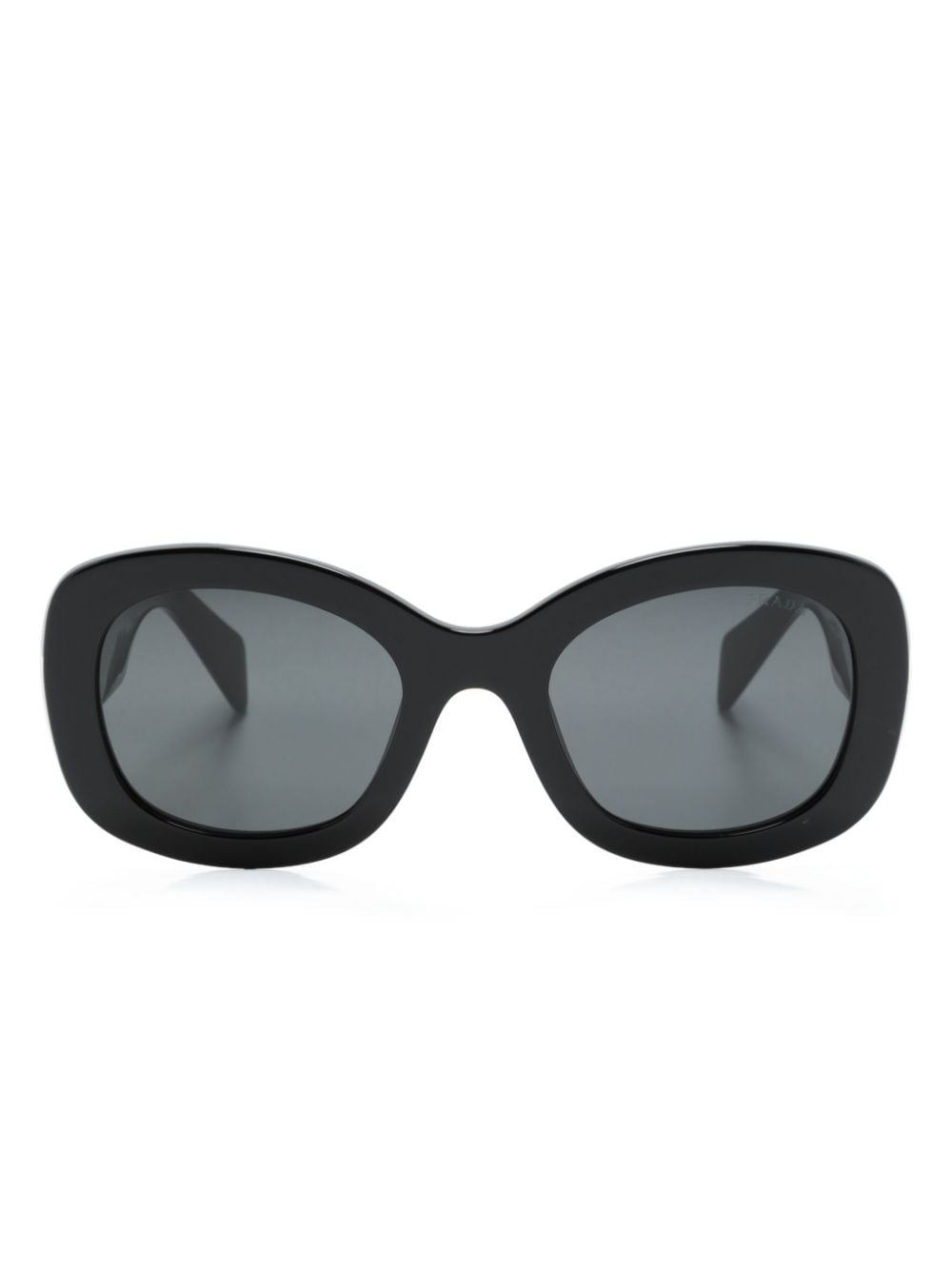 Prada Eyewear Sonnenbrille mit Oversized-Gestell - Schwarz von Prada Eyewear