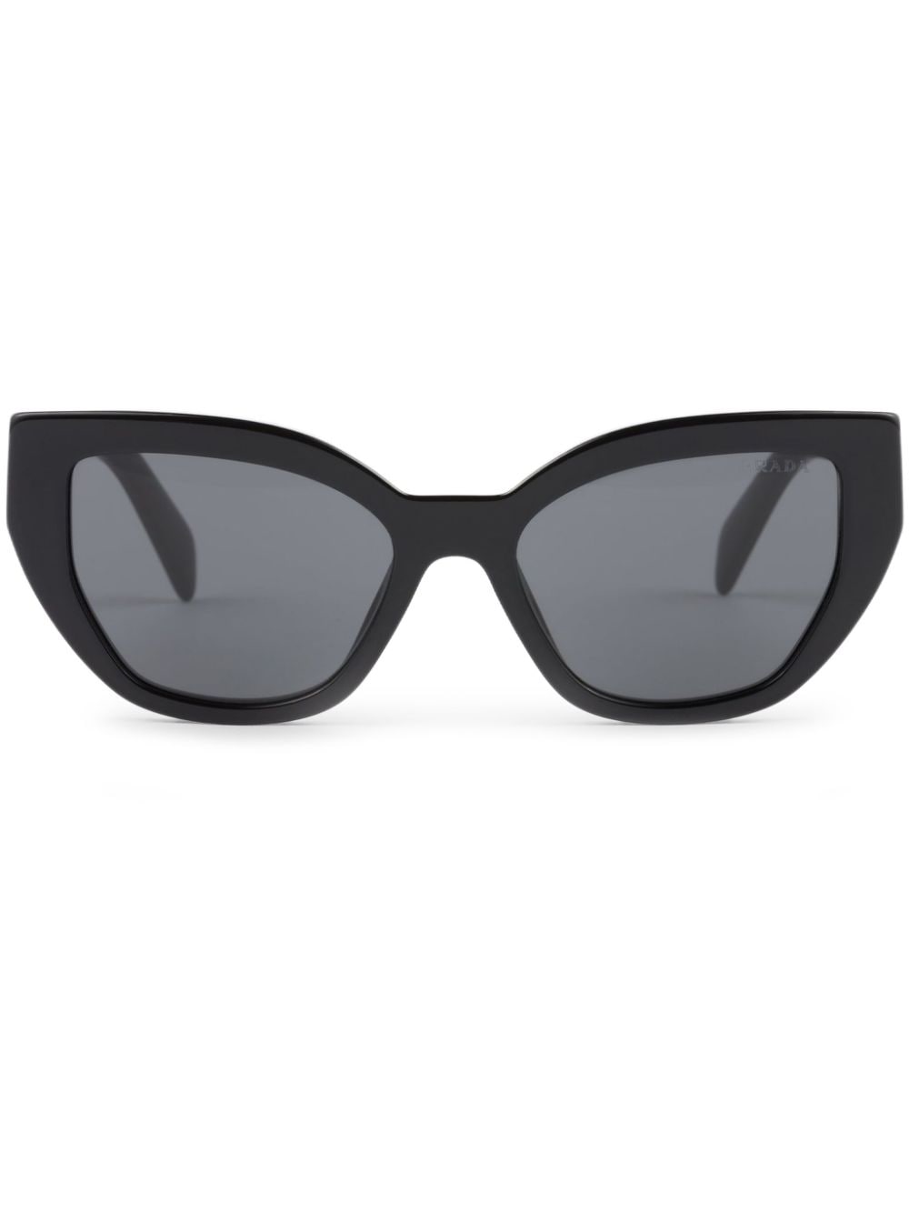 Prada Eyewear Cat-Eye-Sonnenbrille mit Logo - Schwarz von Prada Eyewear