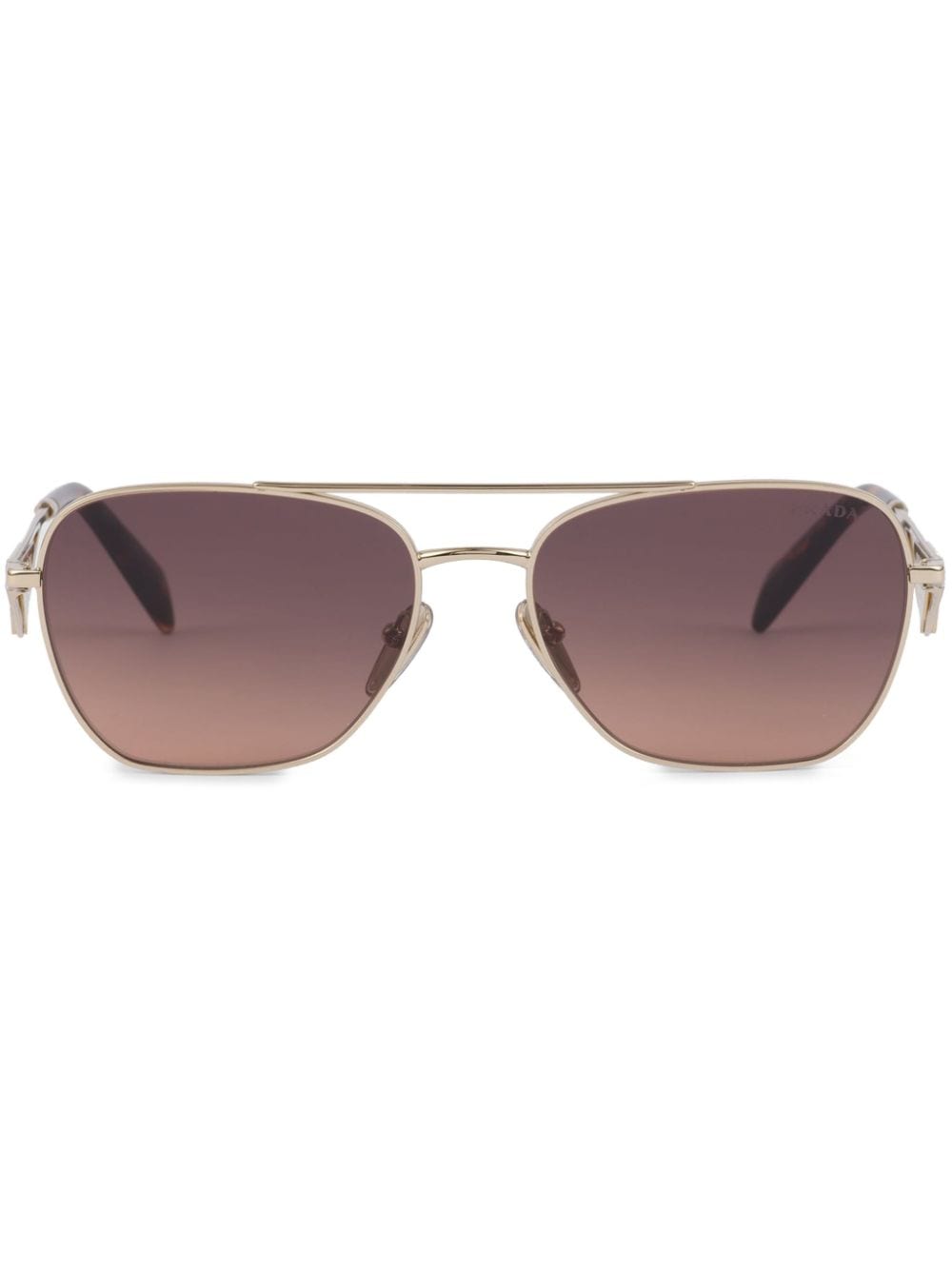 Prada Eyewear Klassische Pilotenbrille - Gold von Prada Eyewear
