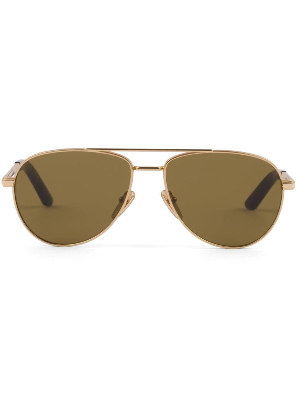 Prada Eyewear Getönte Pilotenbrille - Gold von Prada Eyewear