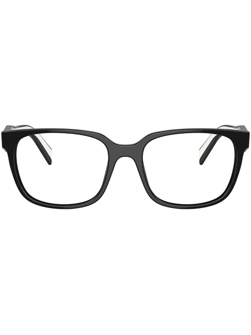 Prada Eyewear Brille mit eckigem Gestell - Schwarz von Prada Eyewear