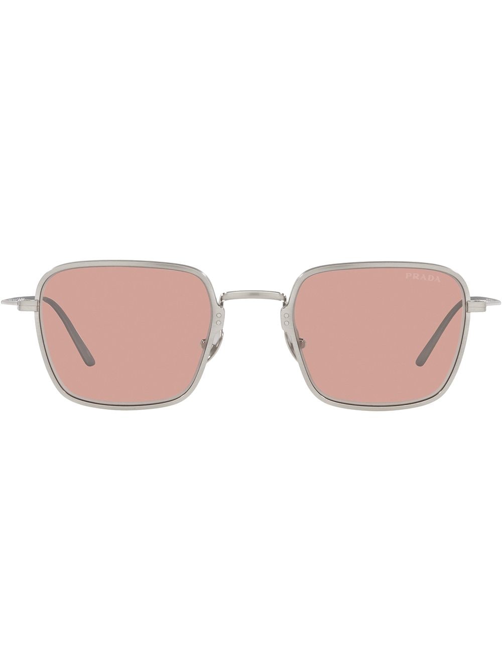 Prada Eyewear Sonnenbrille mit eckigem Gestell - Silber von Prada Eyewear