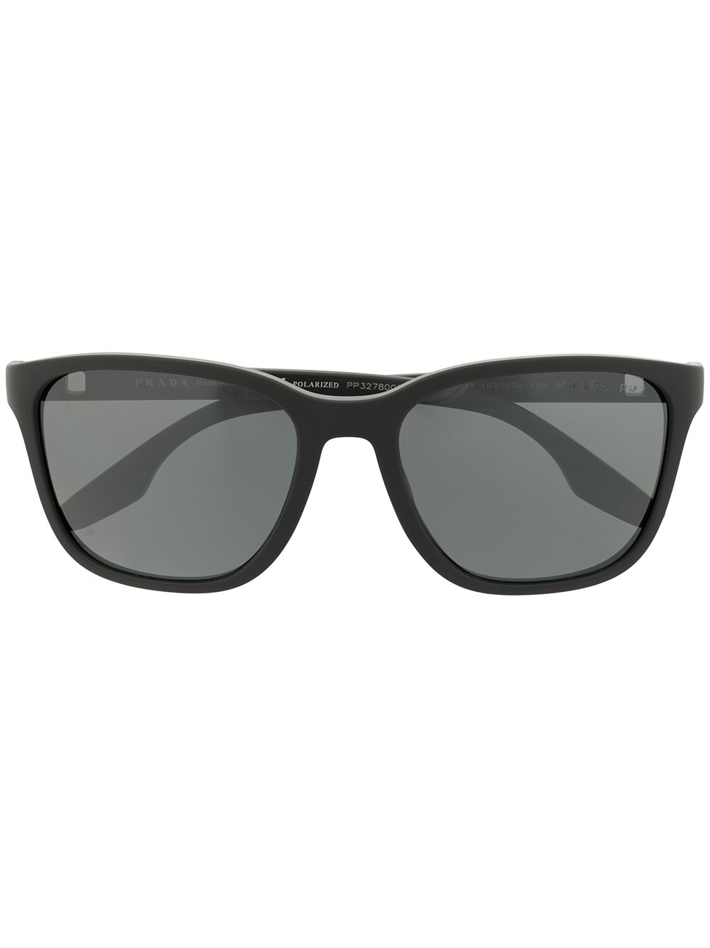 Prada Linea Rossa Eckige Linea Rossa Sonnenbrille - Schwarz von Prada Linea Rossa