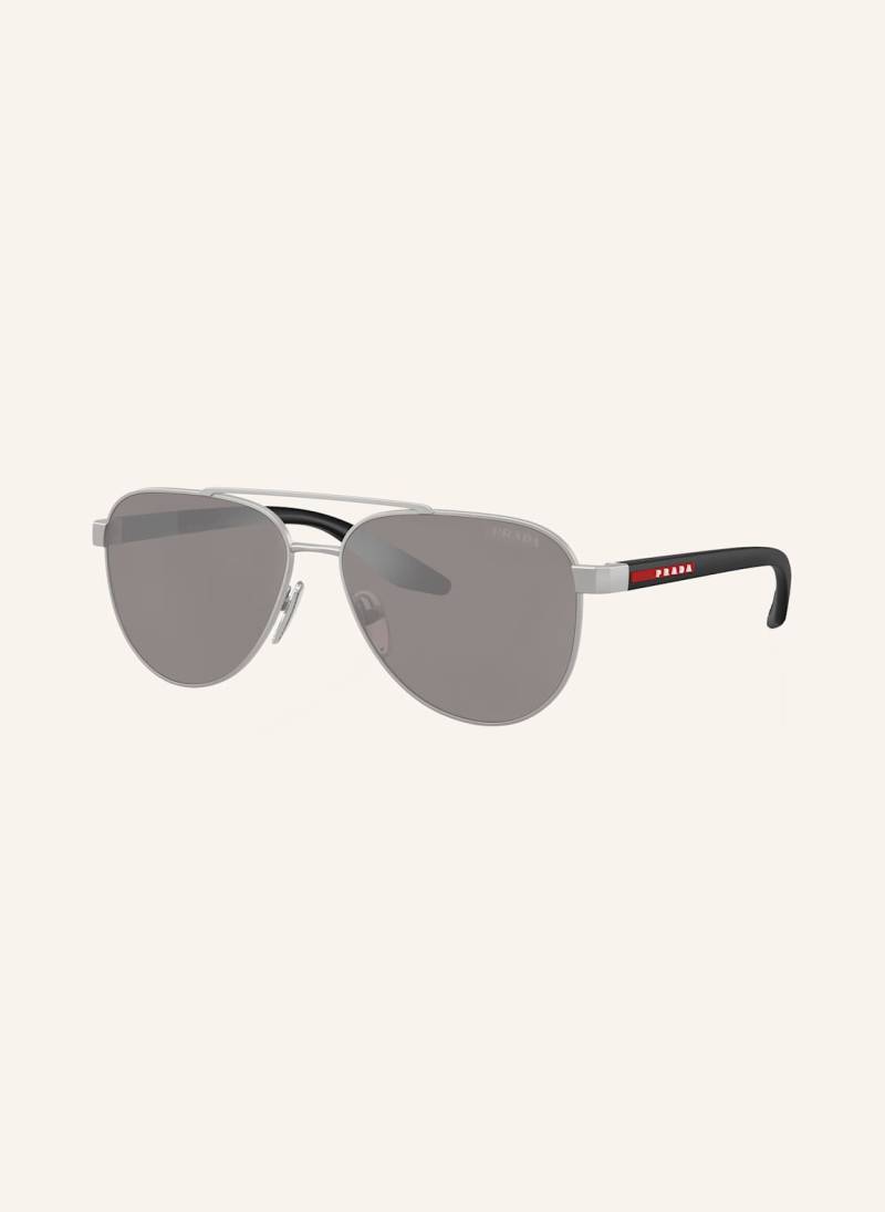 Prada Linea Rossa Sonnenbrille Ps a52s silber von Prada Linea Rossa