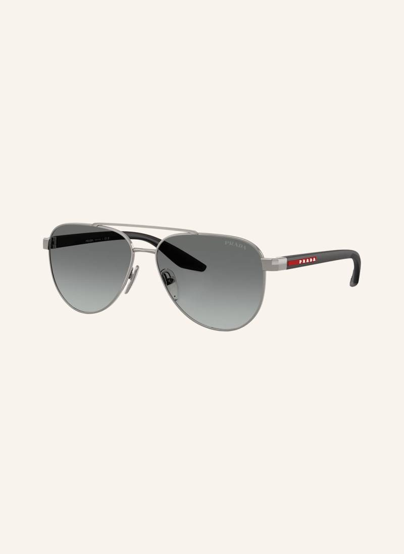 Prada Linea Rossa Sonnenbrille Ps a52s silber von Prada Linea Rossa