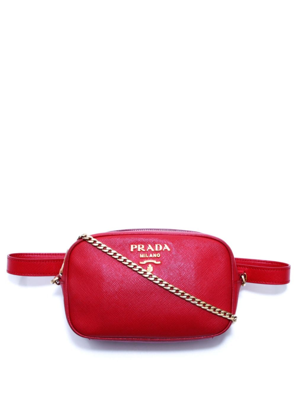 Prada Pre-Owned 2000 Saffiano Lux Tasche - Rot von Prada Pre-Owned